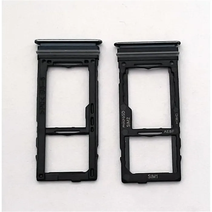 Soporte o bandeja dual sim negra para Samsung Galaxy A72 5G calidad premium