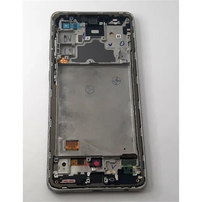 Pantalla oled para Samsung Galaxy A72 4G SM-A725 A72 5G SM-A726 mas tactil negro mas marco plata compatible