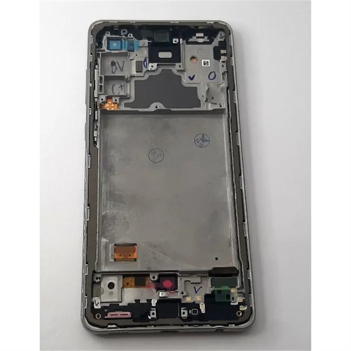 Pantalla oled para Samsung Galaxy A72 4G SM-A725 A72 5G SM-A726 mas tactil negro mas marco plata compatible