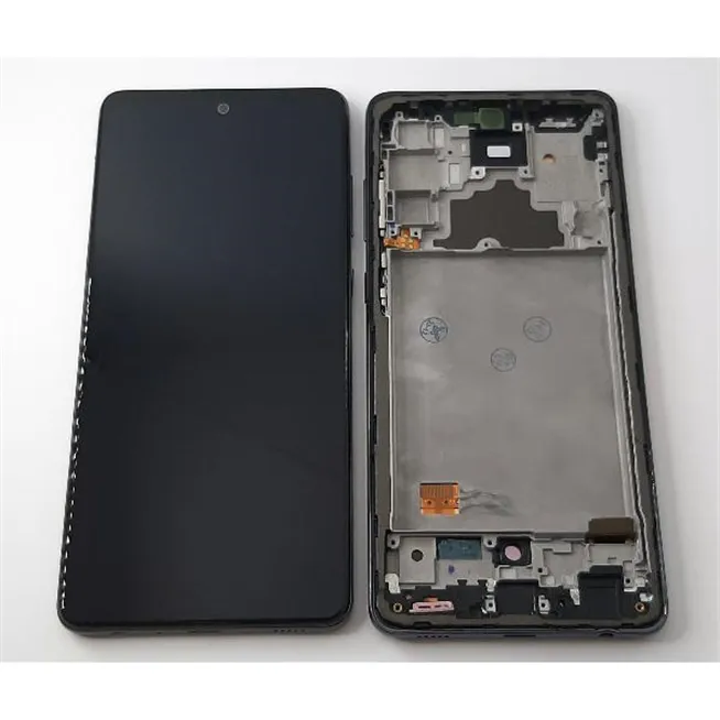 Pantalla oled para Samsung Galaxy A72 4G SM-A725 A72 5G SM-A726 mas tactil negro mas marco negro compatible