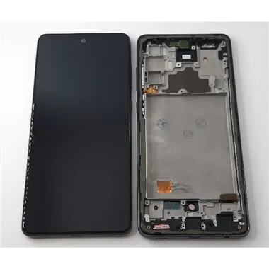 Pantalla oled para Samsung Galaxy A72 4G SM-A725 A72 5G SM-A726 mas tactil negro mas marco negro compatible