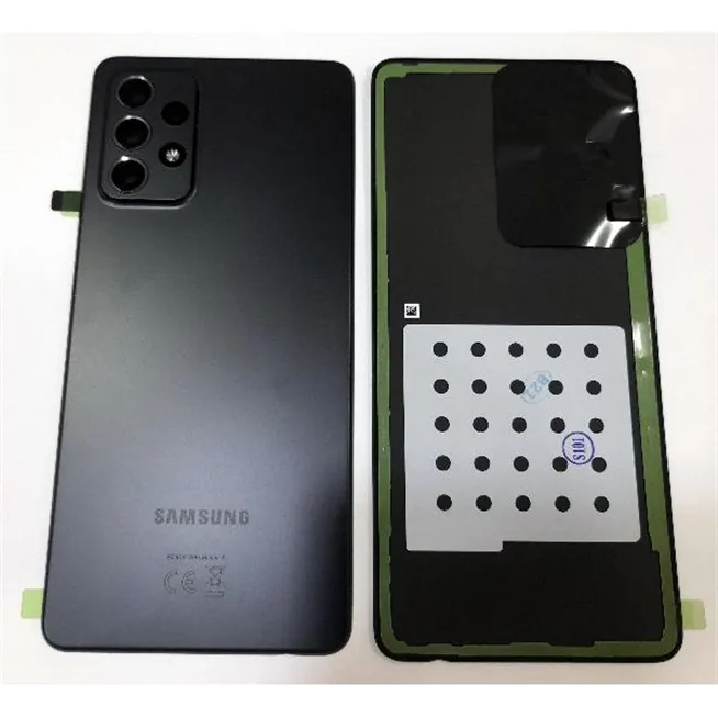 Tapa trasera o tapa baterÃ­a negro para Samsung A725 Galaxy A72 GH82-25448A mas lente camara Service Pack Premium
