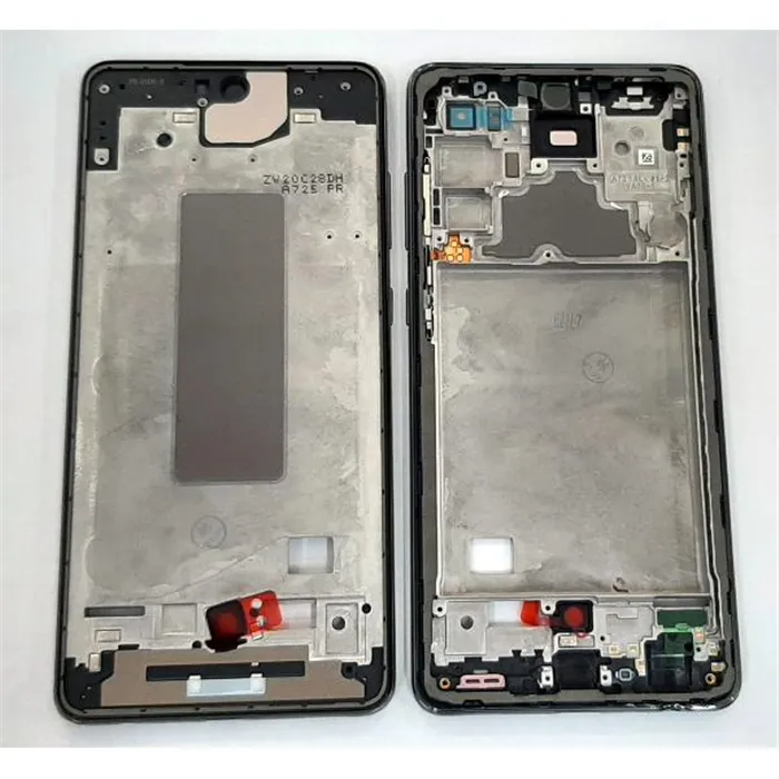 Carcasa central o marco negro para Samsung Galaxy A72 SM-A725 calidad premium