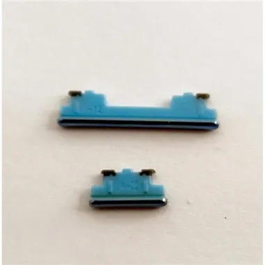 Set 2 botones azules para Samsung Galaxy A72 SM-A725 calidad premium