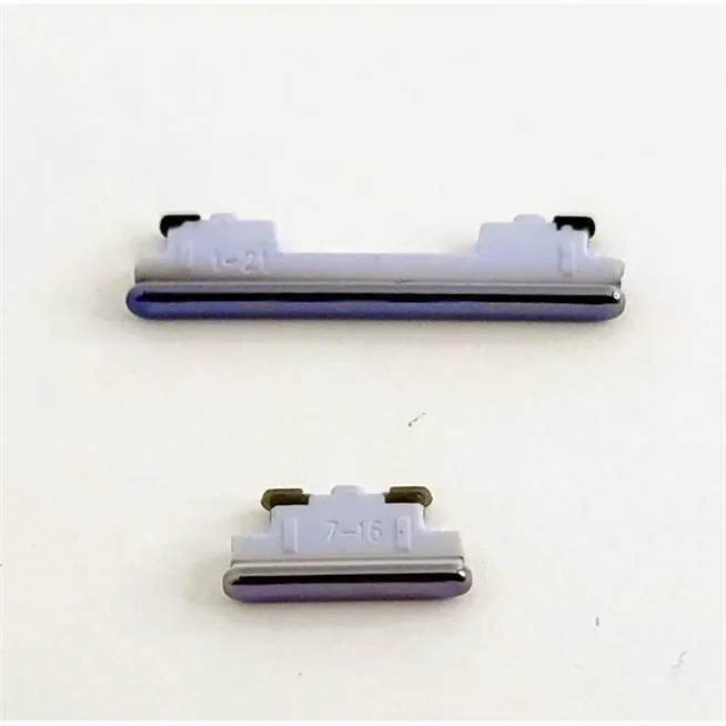 Set 2 botones purpura para Samsung Galaxy A72 SM-A725 calidad premium