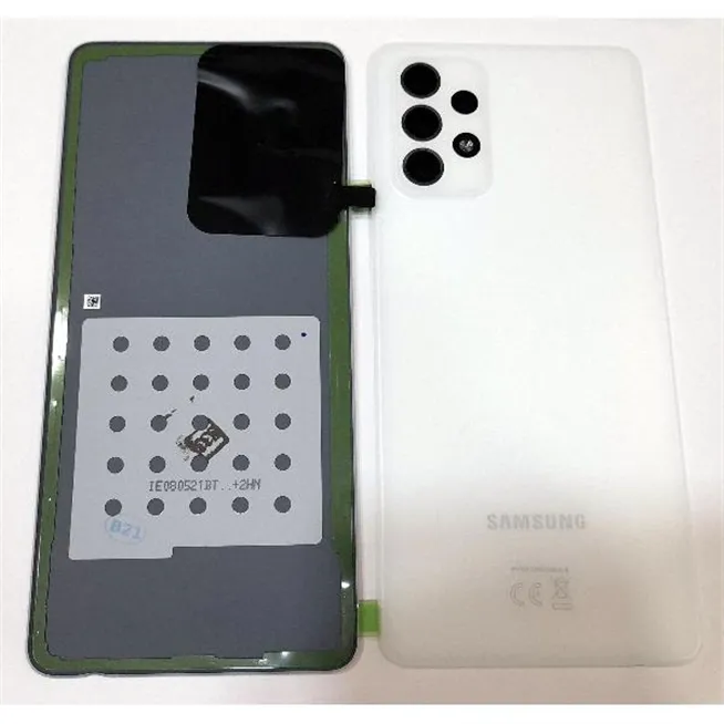 Tapa trasera o tapa baterÃ­a blanco para Samsung A725 Galaxy A72 GH82-25448D mas lente camara Service Pack Premium