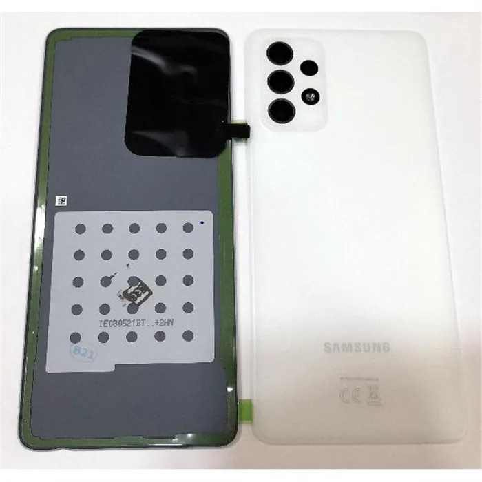 Tapa trasera o tapa baterÃ­a blanco para Samsung A725 Galaxy A72 GH82-25448D mas lente camara Service Pack Premium