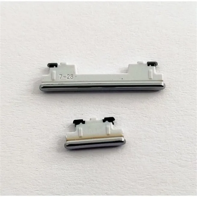Set 2 botones platas para Samsung Galaxy A72 SM-A725 calidad premium