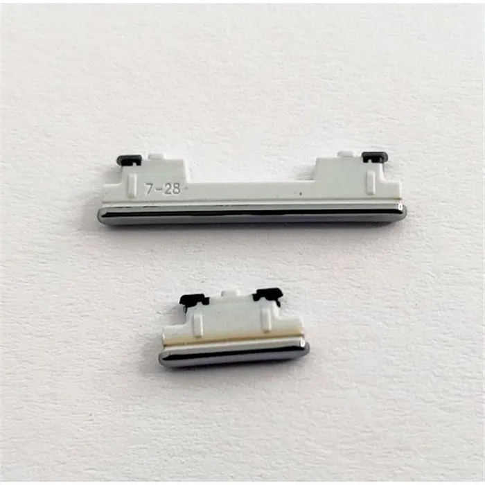Set 2 botones platas para Samsung Galaxy A72 SM-A725 calidad premium
