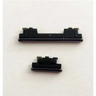 Set 2 botones negros para Samsung Galaxy A72 SM-A725 calidad premium