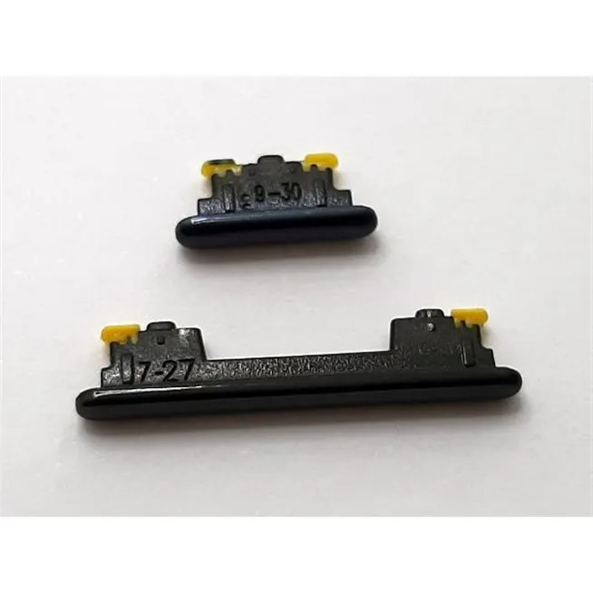 Set 2 botones negros para Samsung Galaxy A73 5G SM-A736B calidad premium