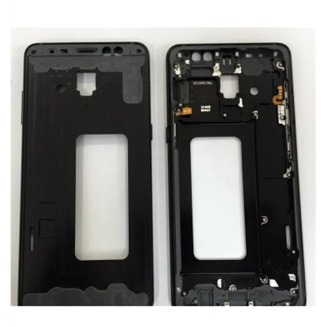 Samsung Galaxy A8 Plus A730 carcasa central o marco negro premium