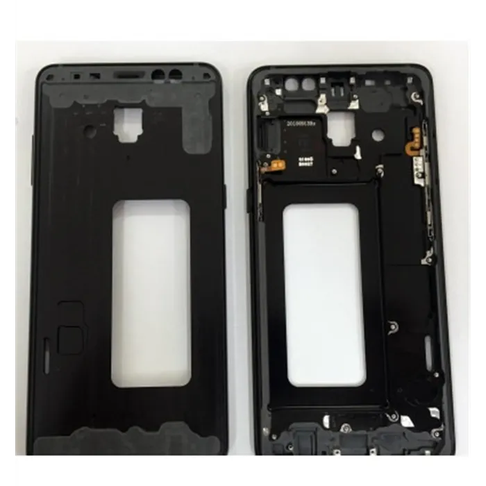 Samsung Galaxy A8 Plus A730 carcasa central o marco negro premium