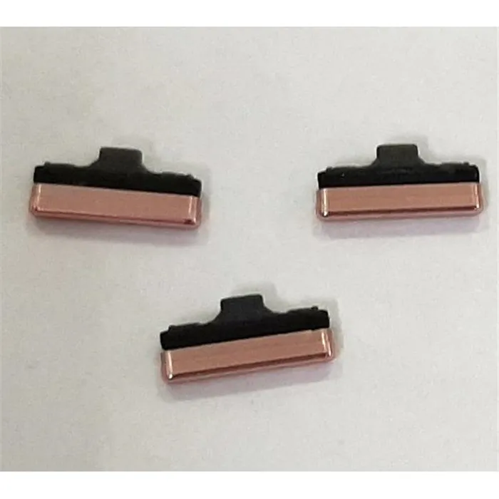 Set 3 botones dorados para Samsung Galaxy A80 A805F SM-A805F calidad premium
