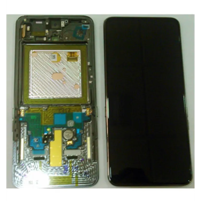 Samsung Galaxy A80 GH82-20348A A805F pantalla lcd + táctil negro + marco negro premium