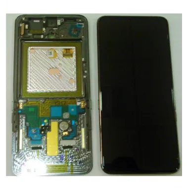 Samsung Galaxy A80 GH82-20348A A805F pantalla lcd + táctil negro + marco negro premium
