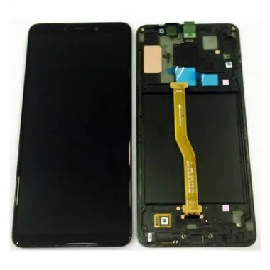 Samsung GH82-18308A Galaxy A9 2018 A920F pantalla lcd + táctil negro + marco premium Service Pack