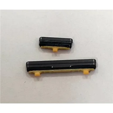 Set 2 botones negros para Samsung Galaxy Fold 5G F900F calidad premium