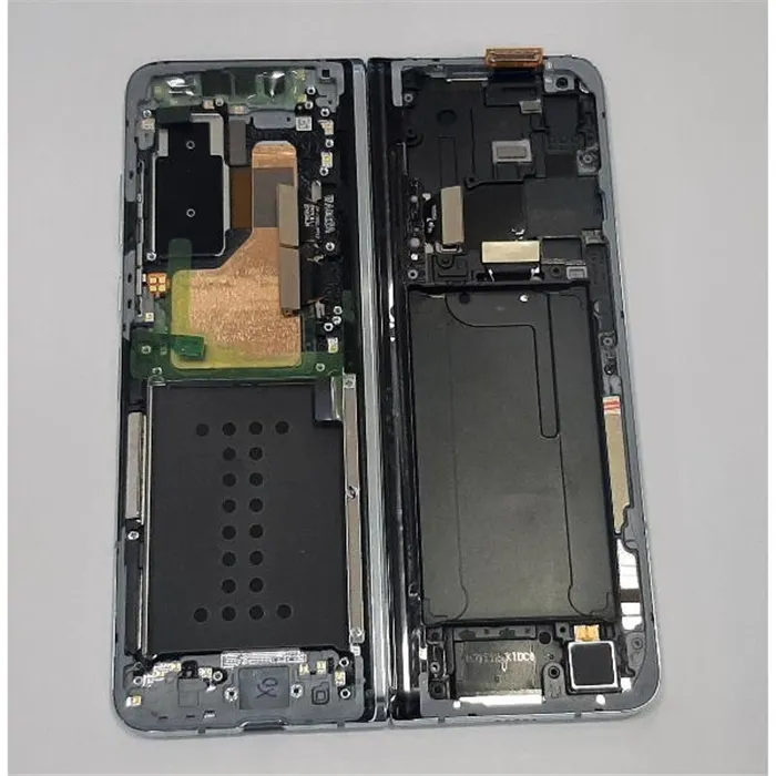 Pantalla lcd para Samsung Galaxy Fold 5G SM-F907B GH82-21195A tactil negro mas marco plata Service Pa