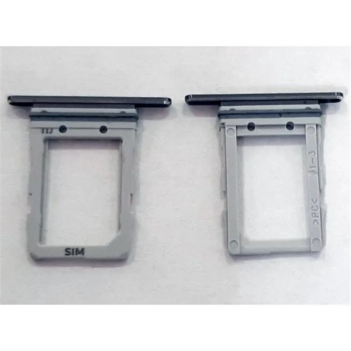 Soporte o bandeja single sim negra para Samsung Galaxy Fold 5G F900F F907F calidad premium