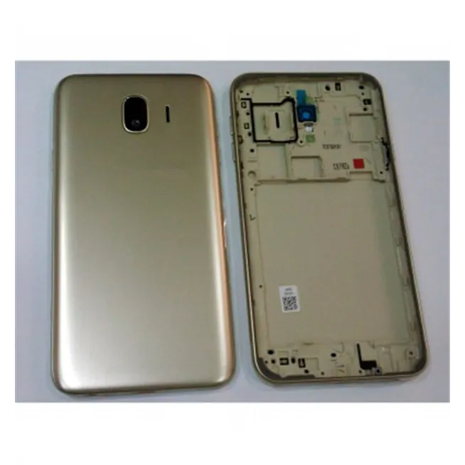 Samsung Galaxy J4 2018 j400 carcasa central + tapa dorada