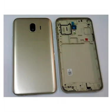 Samsung Galaxy J4 2018 j400 carcasa central + tapa dorada