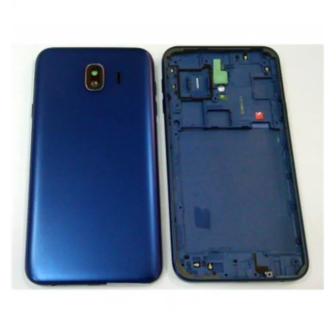 Samsung Galaxy J4 2018 j400 carcasa central + tapa trasera azul