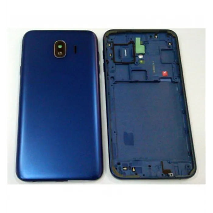 Samsung Galaxy J4 2018 j400 carcasa central + tapa trasera azul