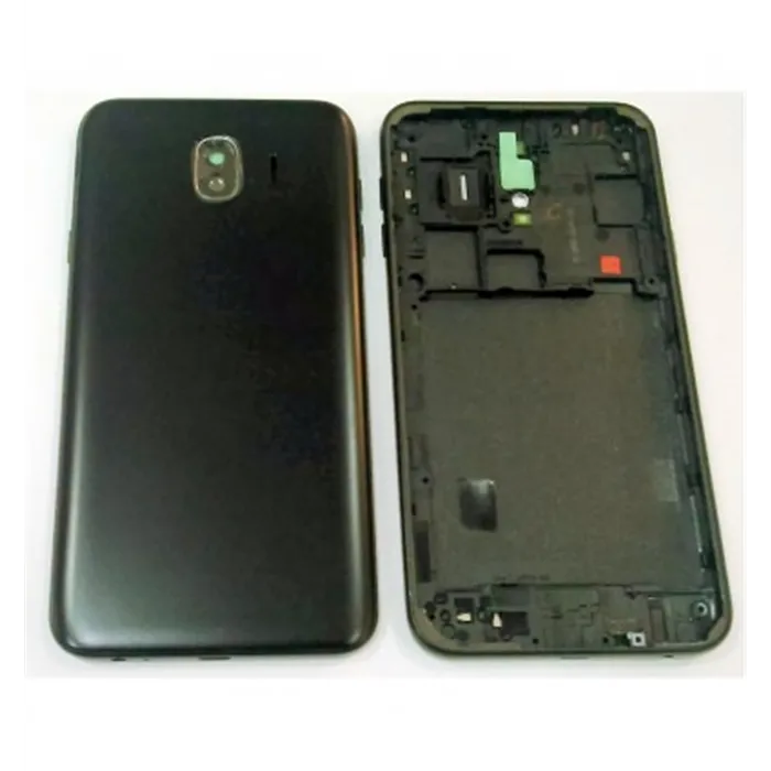 Samsung Galaxy J4 2018 j400 carcasa central + tapa trasera negra