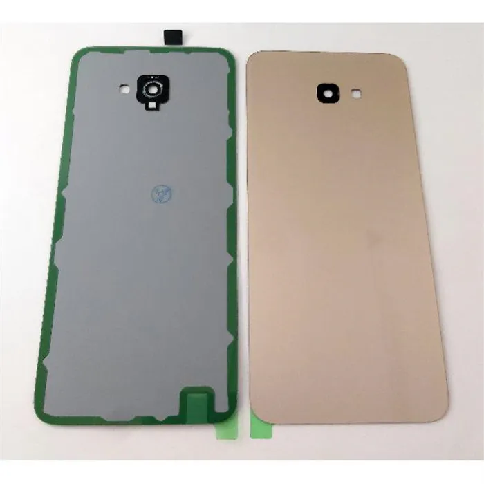 Tapa trasera o tapa bateria dorada para Samsung Galaxy J4 Plus J415 con lente de camara