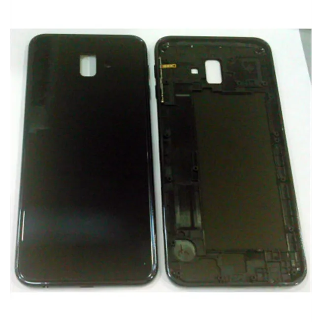 Carcasa central o marco negra para Samsung Galaxy J6 Plus J610 mas tapa trasera o tapa bateria negra