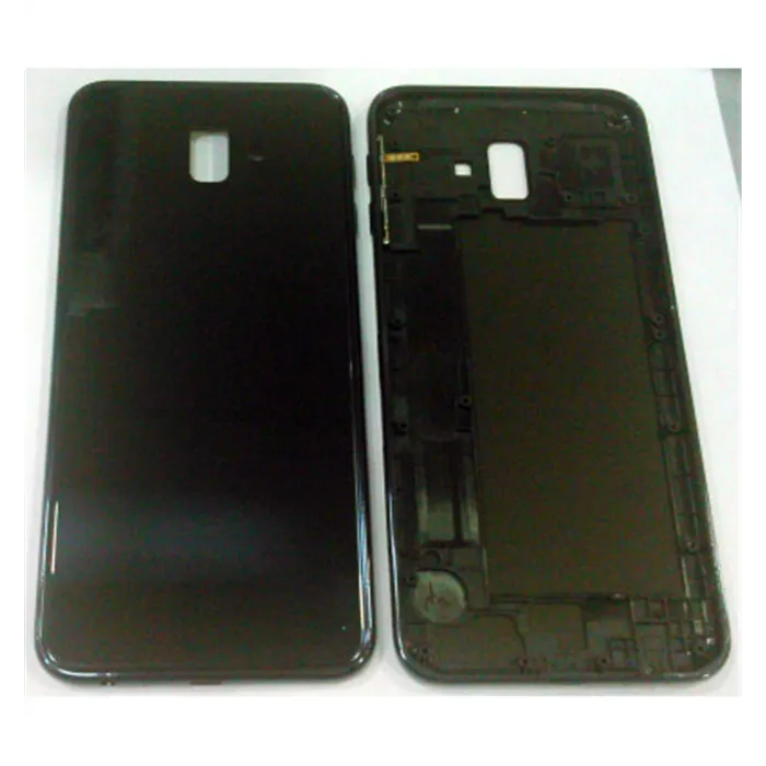 Carcasa central o marco negra para Samsung Galaxy J6 Plus J610 mas tapa trasera o tapa bateria negra