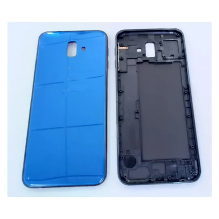 Carcasa central o marco azul para Samsung Galaxy J6 Plus J610 mas tapa trasera o tapa bateria azul