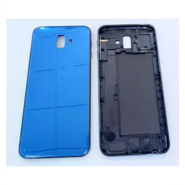 Carcasa central o marco azul para Samsung Galaxy J6 Plus J610 mas tapa trasera o tapa bateria azul