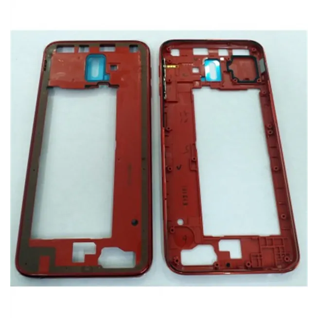 Samsung Galaxy J6 Plus SM-J610F carcasa central o marco rojo premium