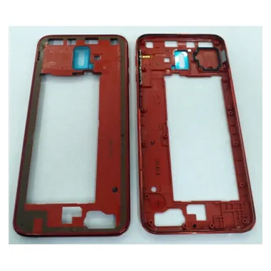 Samsung Galaxy J6 Plus SM-J610F carcasa central o marco rojo premium
