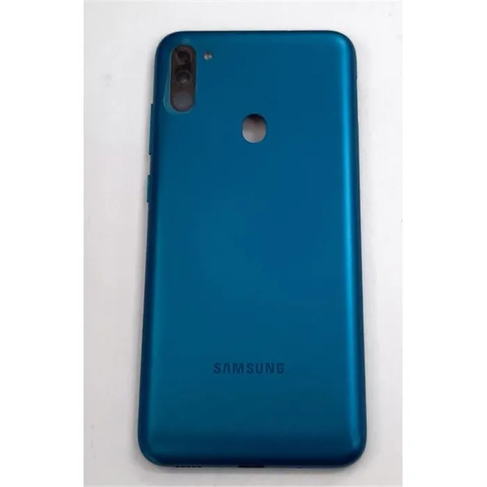 Tapa trasera o tapa bateria azul para Samsung Galaxy M11 2020 SM-M115F M115F M115 GH81-19135A Service Pack