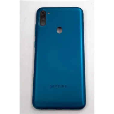 Tapa trasera o tapa bateria azul para Samsung Galaxy M11 2020 SM-M115F M115F M115 GH81-19135A Service Pack