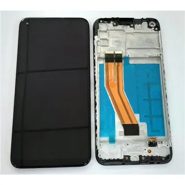 Pantalla lcd para Samsung Galaxy M11 SM-M115 mas tactil negro mas marco negro calidad premium