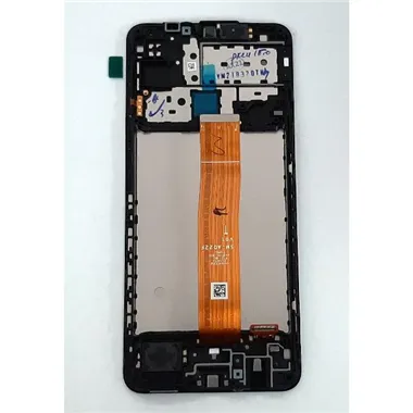 Pantalla lcd para Samsung Galaxy M12 SM-M127 GH82-25042A mas tactil negro mas marco negro Service Pack