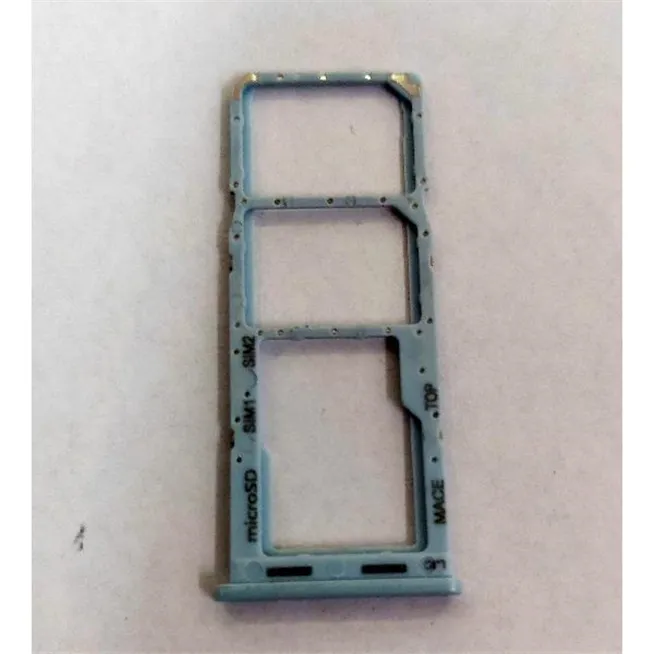 Soporte o bandeja dual sim azul para Samsung Galaxy M13 SM-M135 calidad premium