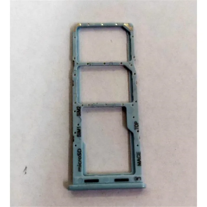 Soporte o bandeja dual sim azul para Samsung Galaxy M13 SM-M135 calidad premium