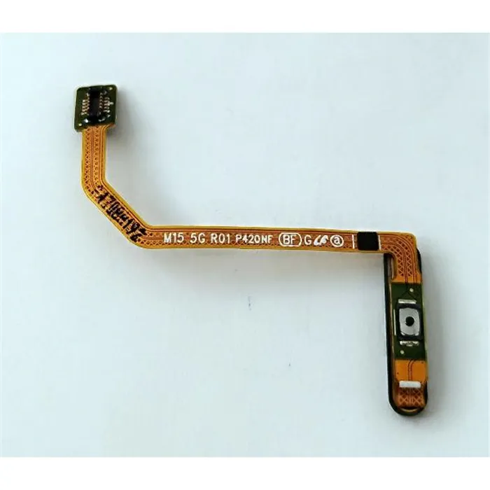 Flex sensor de huella gris para Samsung Galaxy M15 5G calidad premium