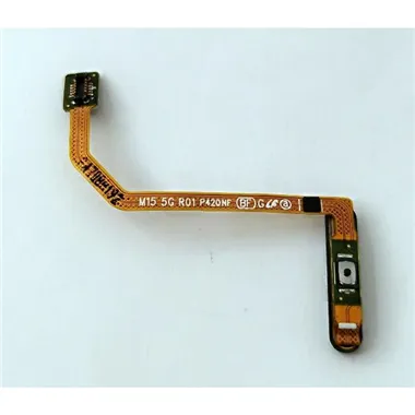 Flex sensor de huella gris para Samsung Galaxy M15 5G calidad premium