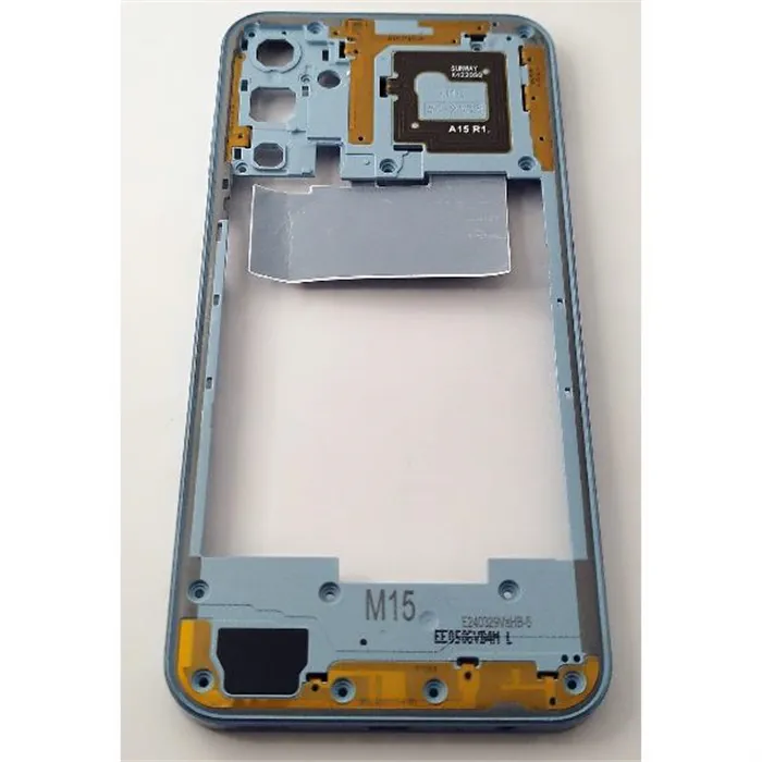 Carcasa o marco central azul para Samsung Galaxy M15 5G 