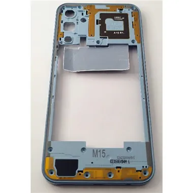 Carcasa o marco central azul para Samsung Galaxy M15 5G 