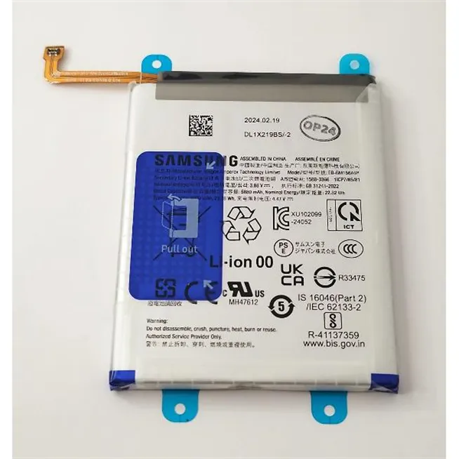 Bateria EB-BM156ABY 6000mAh para Samsung Galaxy M15 5G M156B GH82-34686A Service Pack