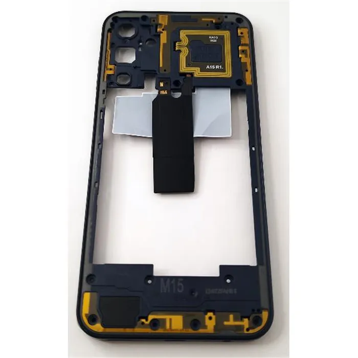 Carcasa o marco central negro para Samsung Galaxy M15 5G 