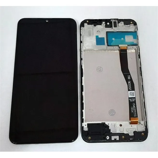 Pantalla lcd para Samsung Galaxy M20 SM-M205F mas tactil negro mas marco negro calidad premium SM-M205D