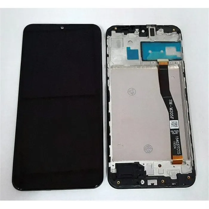 Pantalla lcd para Samsung Galaxy M20 SM-M205F mas tactil negro mas marco negro calidad premium SM-M205D